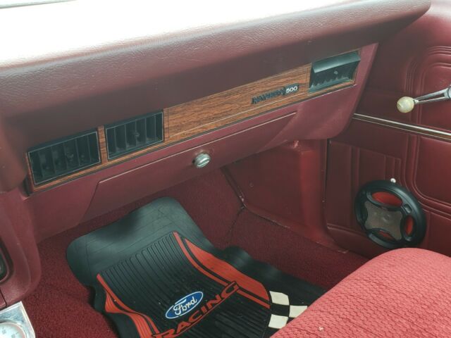 1979 Dark Red & Silver Ford Ranchero car truck