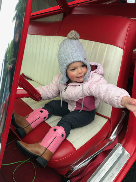 1961 Red and White Chrysler Newport Wagon