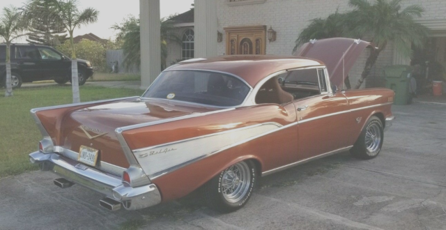 1957 Brown Chevrolet Bel Air/150/210 --