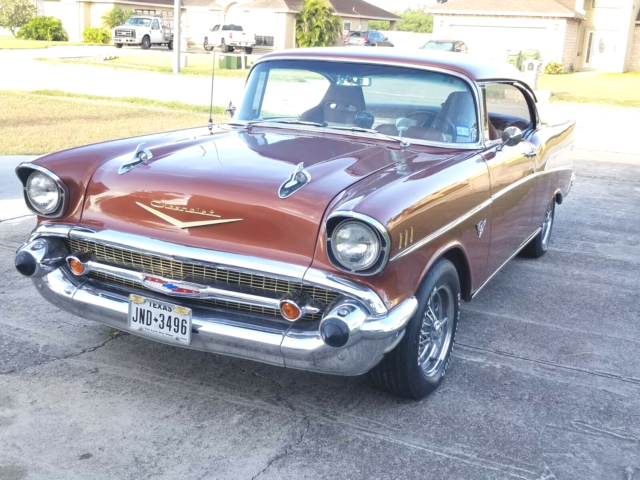 1957 Brown Chevrolet Bel Air/150/210 --