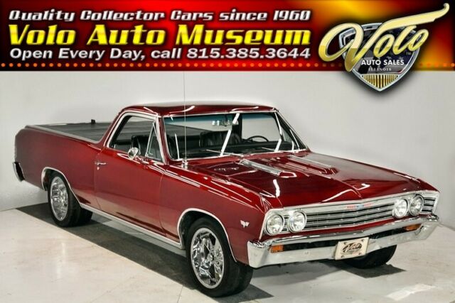 1967 Burgundy Chevrolet El Camino Pickup Truck