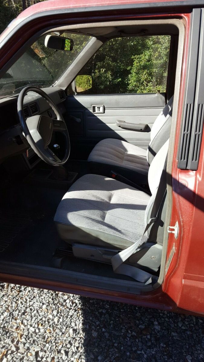 1987 Red Toyota Pickup Extended Cab Pickup