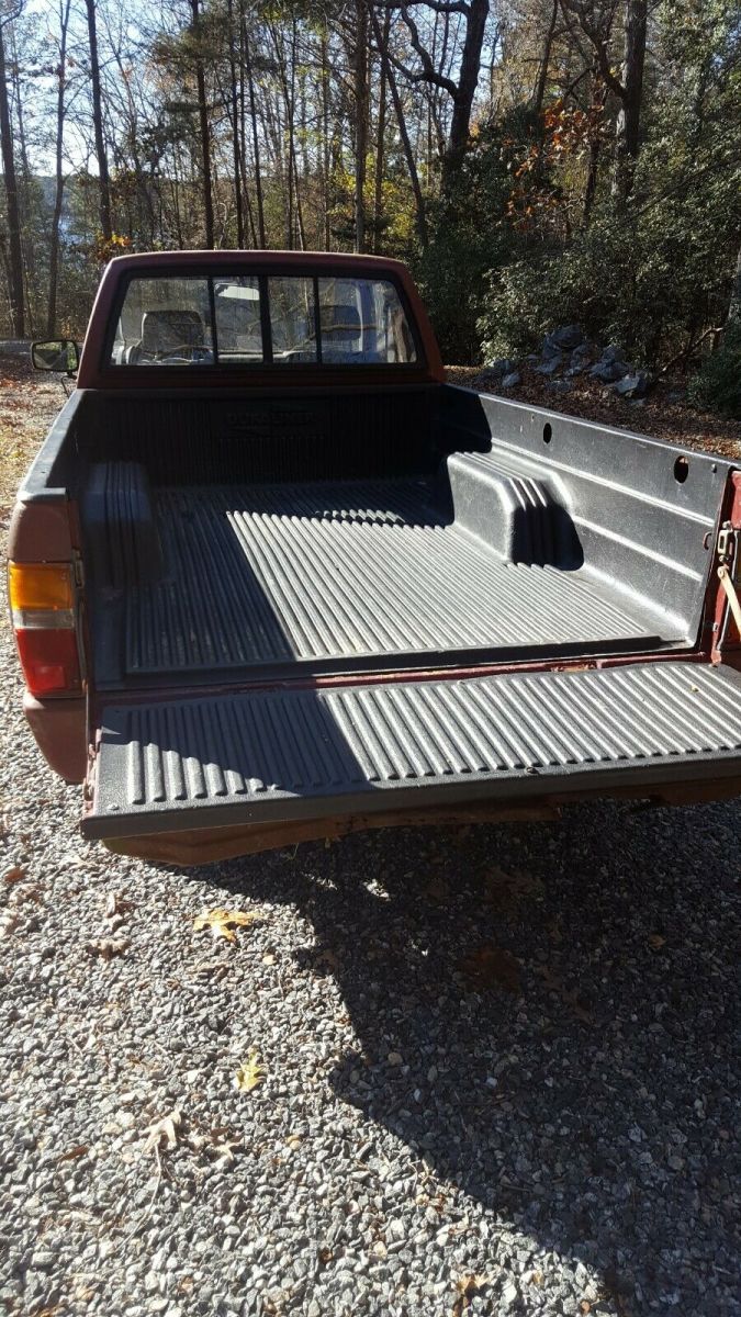 1987 Red Toyota Pickup Extended Cab Pickup