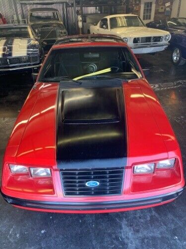 1983 Red Ford Mustang Hatchback