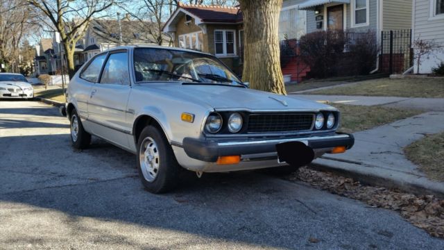 1978 Silver Honda Accord Hatchback