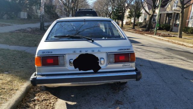 1978 Silver Honda Accord Hatchback