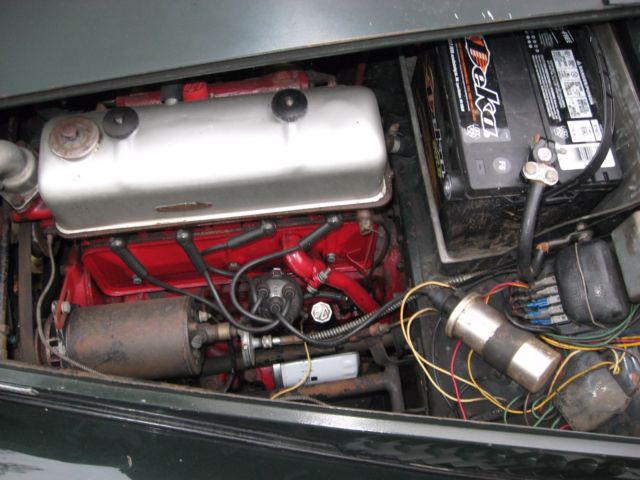 1955 Green MG T-Series Convertible