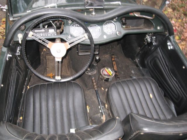 1955 Green MG T-Series Convertible