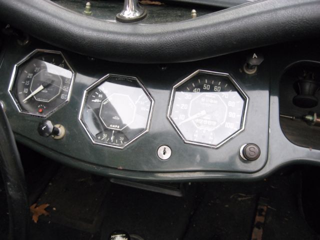 1955 Green MG T-Series Convertible