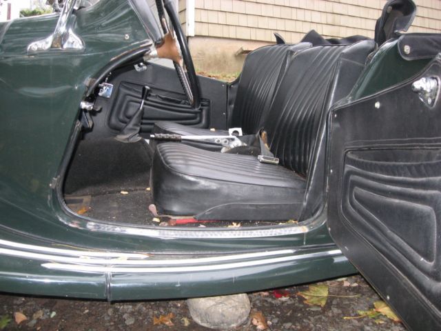 1955 Green MG T-Series Convertible