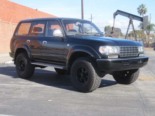 1980 Black Toyota Land Cruiser SUV