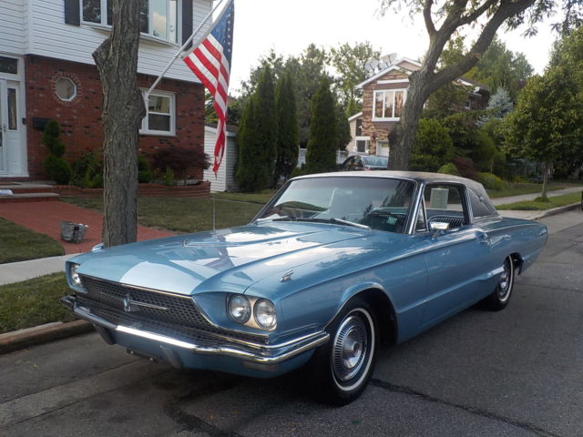 1966 Blue Ford Thunderbird Coupe