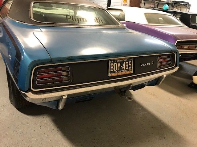 1970 Blue Plymouth Barracuda Coupe