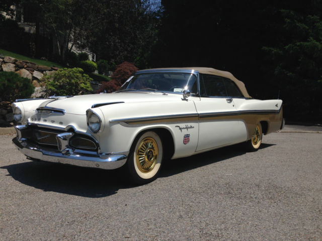 1956 White DeSoto Convertible