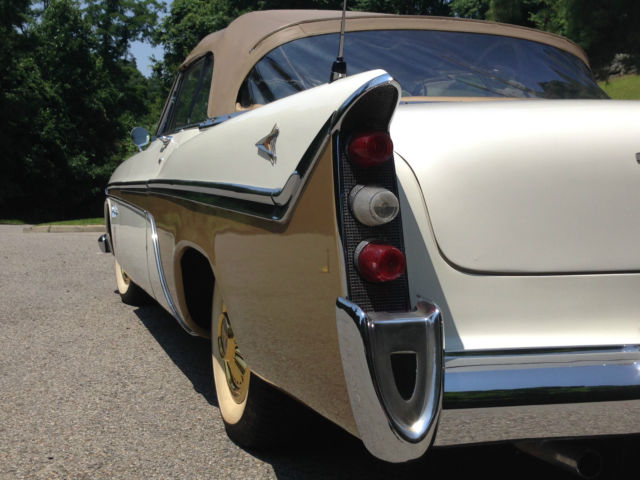 1956 White DeSoto Convertible