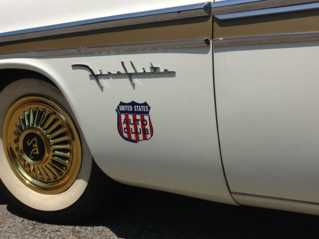 1956 White DeSoto Convertible