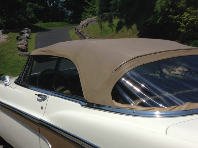 1956 White DeSoto Convertible