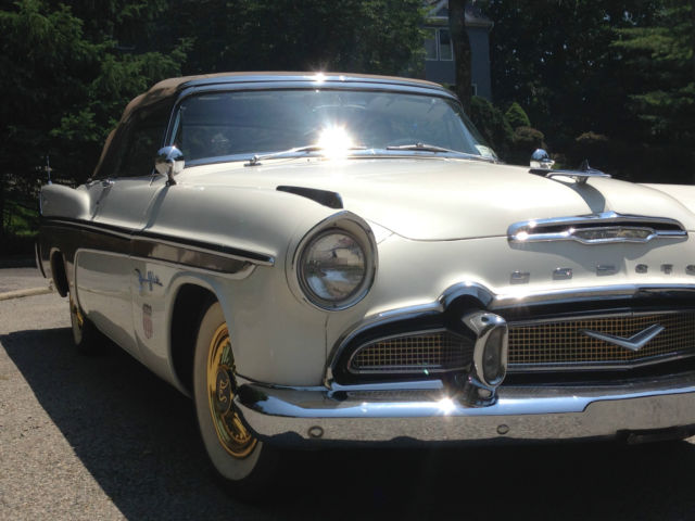 1956 White DeSoto Convertible