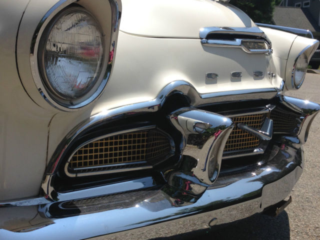 1956 White DeSoto Convertible