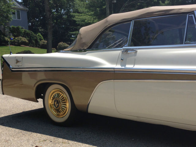 1956 White DeSoto Convertible