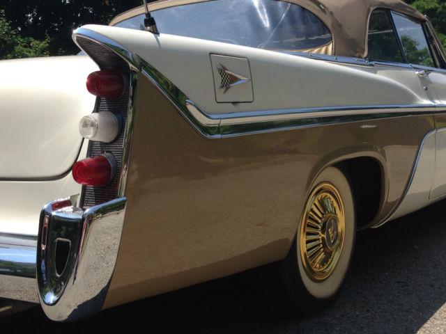 1956 White DeSoto Convertible