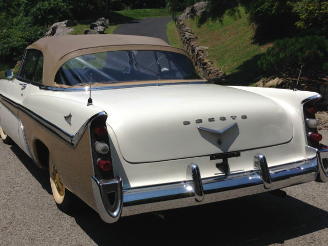 1956 White DeSoto Convertible