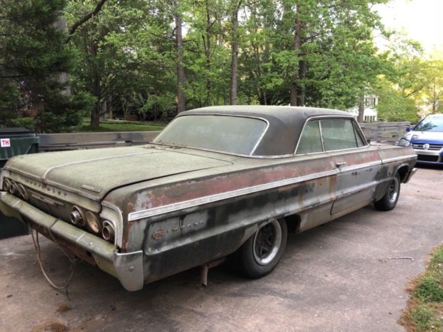 1964 Silver Chevrolet Impala Coupe