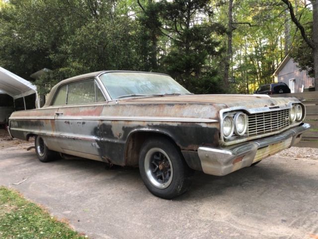 1964 Silver Chevrolet Impala Coupe