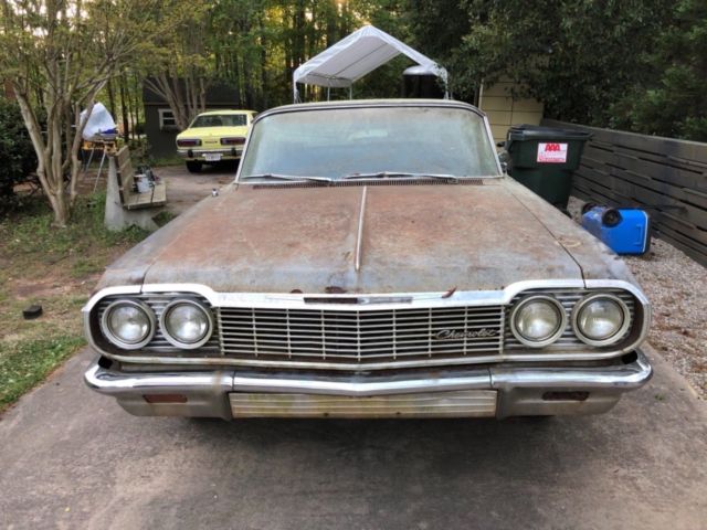 1964 Silver Chevrolet Impala Coupe