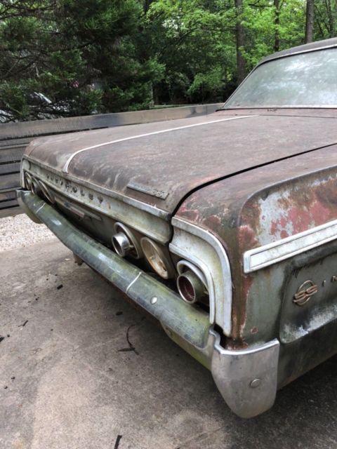 1964 Silver Chevrolet Impala Coupe