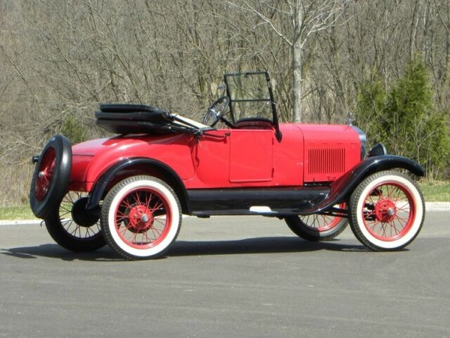 1927 Red Ford Model T Roadster
