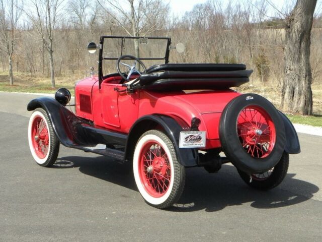 1927 Red Ford Model T Roadster
