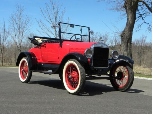 1927 Red Ford Model T Roadster
