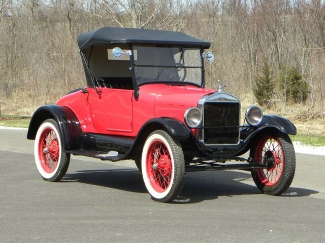 1927 Red Ford Model T Roadster