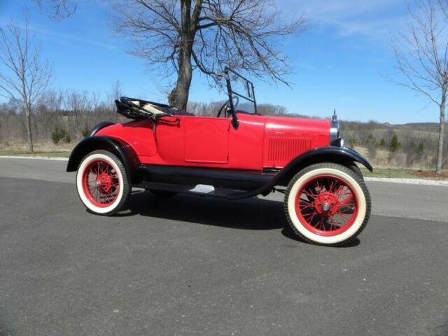 1927 Red Ford Model T Roadster