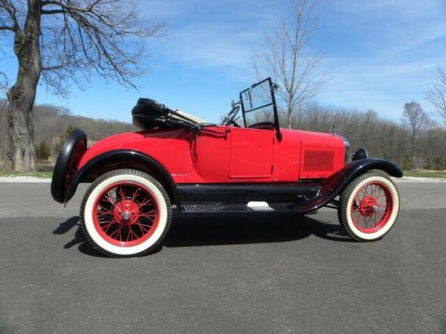 1927 Red Ford Model T Roadster