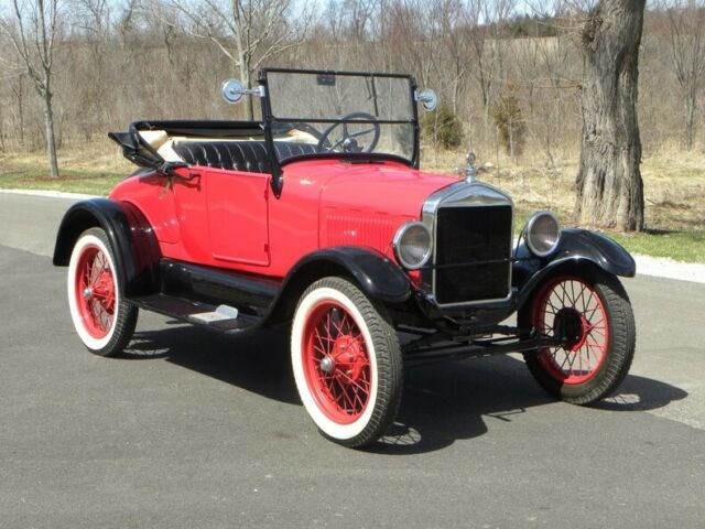 1927 Red Ford Model T Roadster