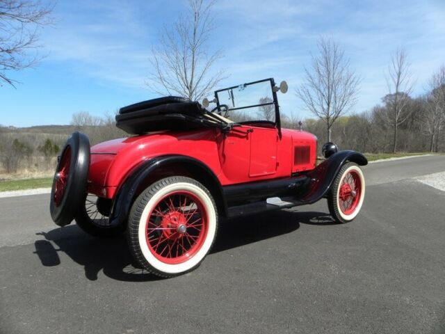 1927 Red Ford Model T Roadster