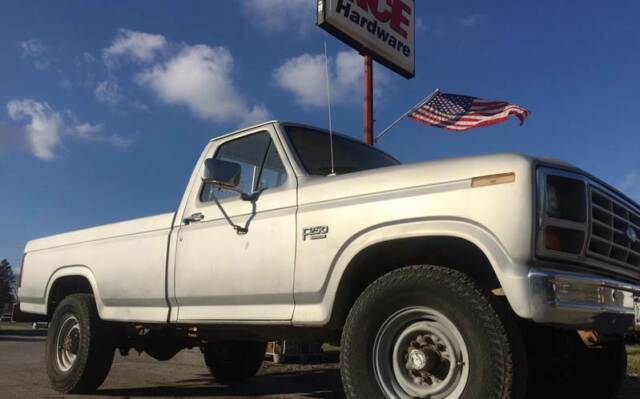 1983 Silver Ford F-250 Pickup Truck