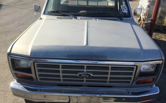 1983 Silver Ford F-250 Pickup Truck