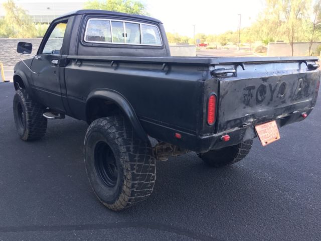 1980 Blue Toyota Hilux 4x4 2 Door Regular Cab Pickup