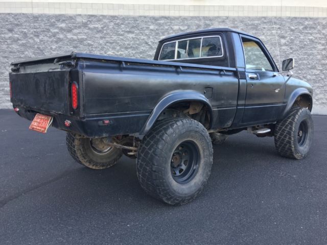 1980 Blue Toyota Hilux 4x4 2 Door Regular Cab Pickup
