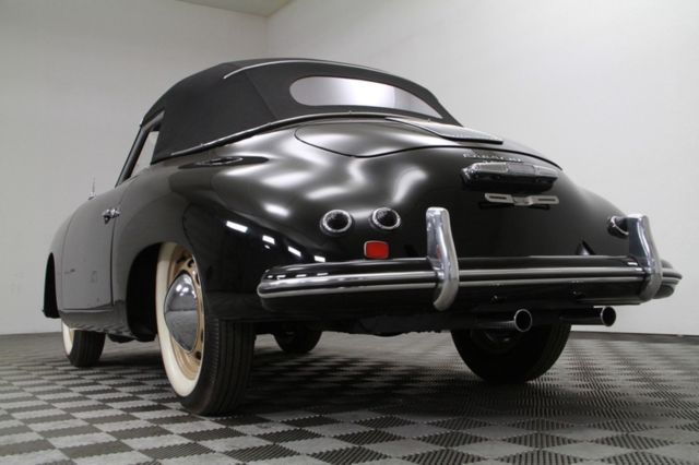 1954 Black Porsche 356 Convertible