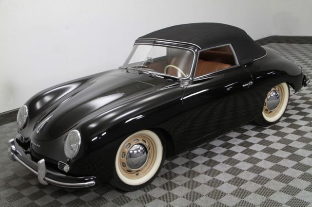 1954 Black Porsche 356 Convertible