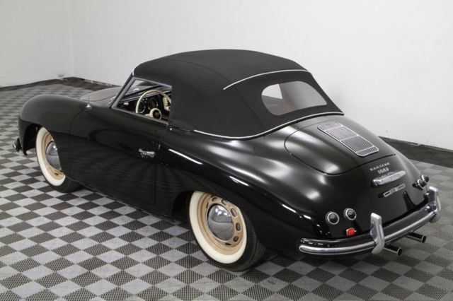 1954 Black Porsche 356 Convertible