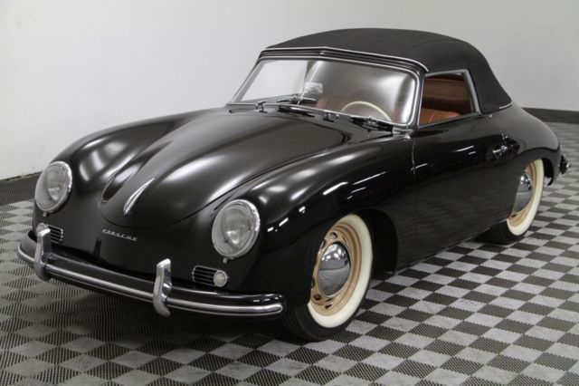 1954 Black Porsche 356 Convertible