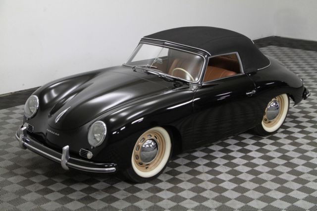1954 Black Porsche 356 Convertible