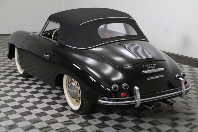 1954 Black Porsche 356 Convertible