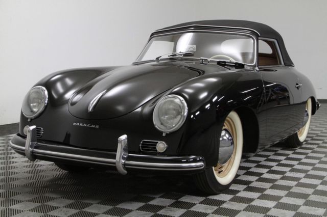 1954 Black Porsche 356 Convertible
