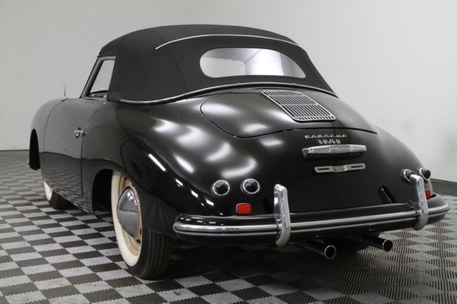 1954 Black Porsche 356 Convertible